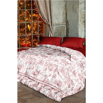 КПБ перкаль Mia Cara рис. 37103-1/15886-14 Winter Wood