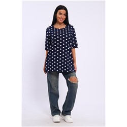 Футболка с карманами Арт. 699 (Синий, белый)