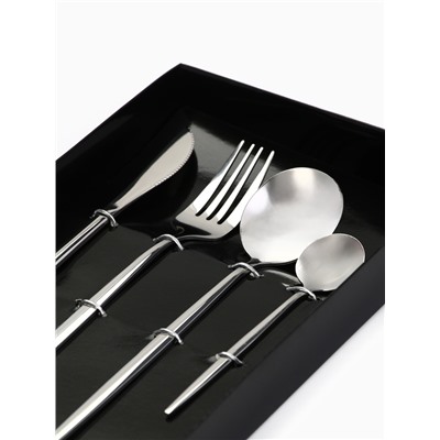 Столовые приборы из нержавеющей стали, 4 предмета