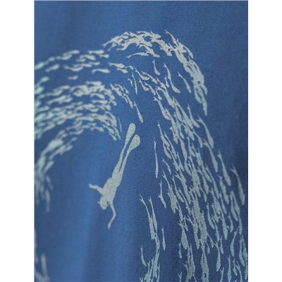 Футболка из премиального хлопка с авторским принтом