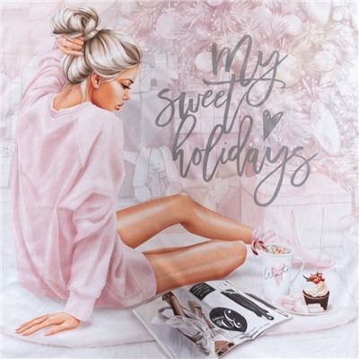 Постельное бельё 1.5-спальное «Этель» Sweet holidays, бязь