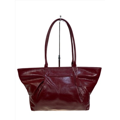 Женская сумка из натуральной кожи, цвет бордовый