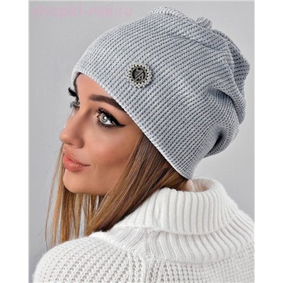 Велюр люрекс Роза Шапка (56-58)