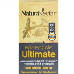 NaturaNectar, Bee Propolis Ultimate, 60 вегетарианских капсул
