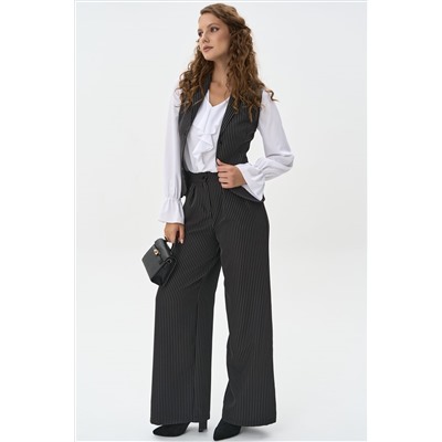 Жилет Стефани (полоска/черный)