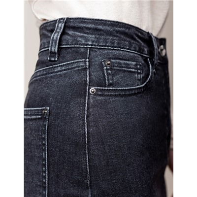 Джинсовая юбка из плотной эластичной джинсы 13OZ.