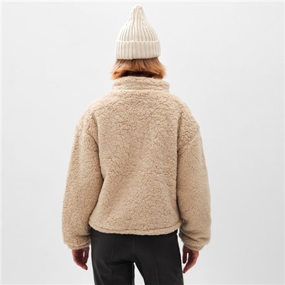 Куртка женская демисезонная MINAKU, молочная, размер 50