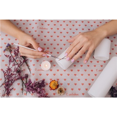 Набор свечей - цилиндров «Интерьерный», 4 шт., 6×4 см, 10 ч, белый