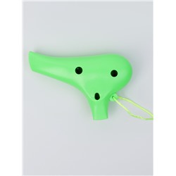 Окарина Music Life 12 отверстий, зелёная, 15.5×10×4.3 см