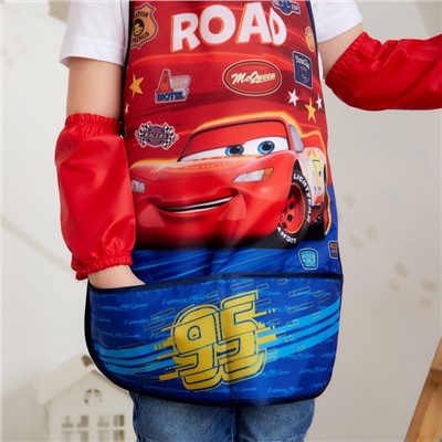 Фартук с нарукавниками детский «Тачки», 49×39 см