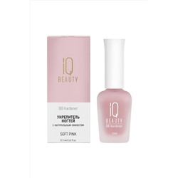 IQ Beauty Укрепитель для ногтей с натуральным эффектом тонирующий / BB Hardener Soft Pink, 12,5 мл KRISTALLER, 1111007