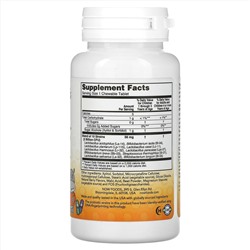 Now Foods, Berry Dophilus, детский, 2 миллиарда, 60 жевательных таблеток