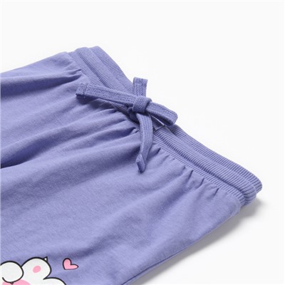Шорты для девочки, цвет лавандовый, рост 80 см