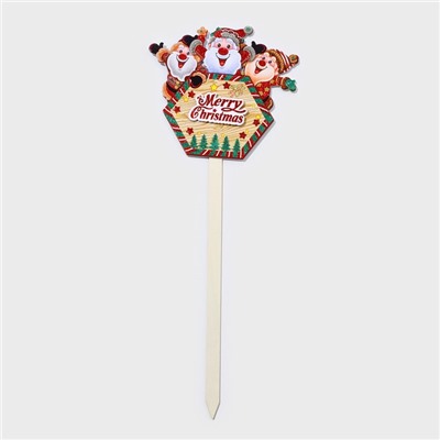 Топпер декоративный Merry Christmas, 28.5×74 см