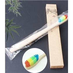 Зубная щетка из бамбука Bamboo "РАДУГА" 1 шт.