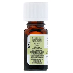Aura Cacia, 100% Pure Essential Oil, Roman Chamomile, .125 fl oz (3.7 ml)