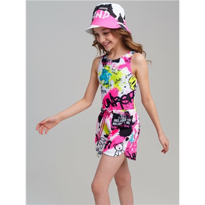 Панама текстильная для девочек