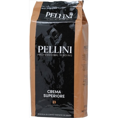 Pellini. Superiore (зерновой) 1 кг. мягкая упаковка
