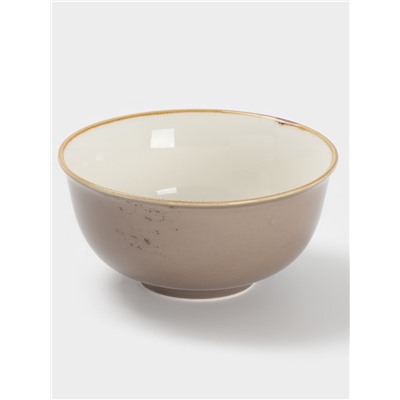 Салатник Magistro «Церера», 650 мл, 15×7.5 см, фарфор, коричневый