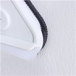 Окномойка с стальной ручкой и сгоном Raccoon, 25×17×105(148) см, 2 насадки из микрофибры