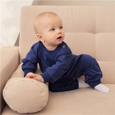 Комбинезон детский MINAKU темно-синий, рост 56-62 см