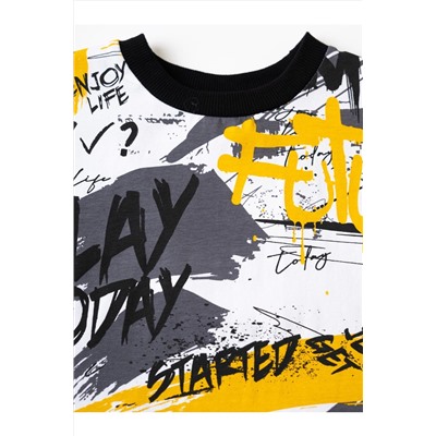 Комплект трикотажный для мальчиков: фуфайка (футболка), шорты PLAYTODAY, 1240970