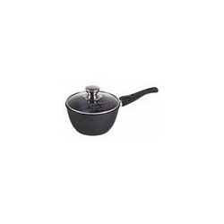Ковш 1,7л со съем. ручкой ст. крыш. АП Гранит black арт 82802