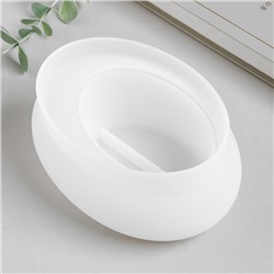 Молд силиконовый «Подсвечник овал» 14.5×6.9 см