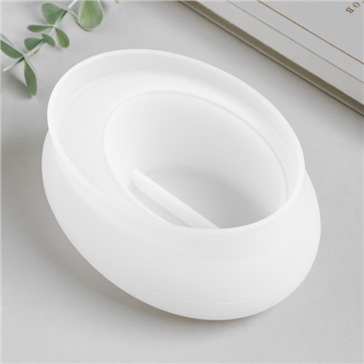 Молд силиконовый «Подсвечник овал» 14.5×6.9 см