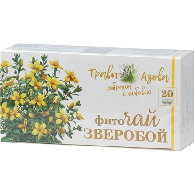 Травы Азова. Зверобой карт.упаковка, 20 пак.