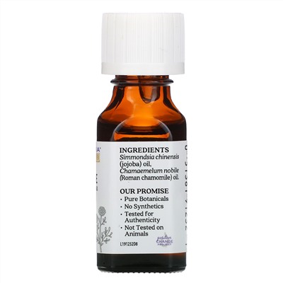 Aura Cacia, чистые эфирные масла, римская ромашка, 15 мл (0,5 жидк. унции)