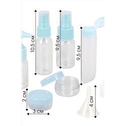 Nail Art Набор дорожных ёмкостей, 9 предметов KRISTALLER, 1108633