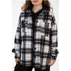 Рубашка женская Квадро-3 (Черный)