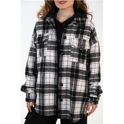 Рубашка женская Квадро-3 (Черный)