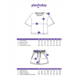 Комплект (Футболка+Шорты) PLAYTODAY, 1121604