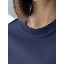 Футболка с принтом свободная из премиального 100% хлопка