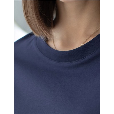 Футболка с принтом свободная из премиального 100% хлопка