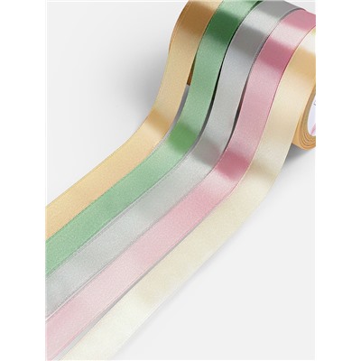 Атласная лента, набор 5 шт. «Тёплый день», 20 мм, 23±1 м