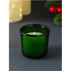 Ароматическая свеча новогодняя в стакане «Вишнёвый пирог», 60 г