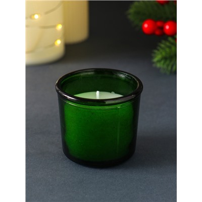 Ароматическая свеча новогодняя в стакане «Вишнёвый пирог», 60 г