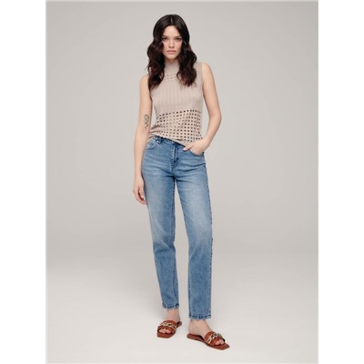 Mom CONTE CON-410 Джинсы mom fit с высокой посадкой