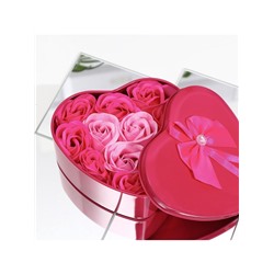 Мыльные розы, фуксия и розовые, набор 11 шт.