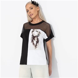 Футболка комбинированная, Ты в деле (girl)