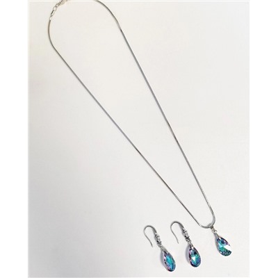 Комплект с кристаллами Swarovski