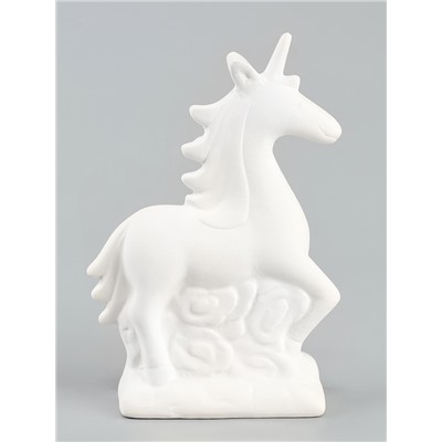 Копилка под роспись «Единорог» с кистью