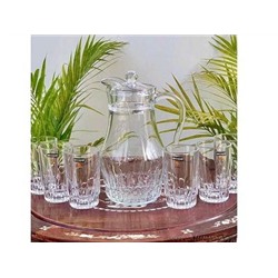 Набор питьевой 7 пр.ВИКТОРИЯ (кувшин 1,8лс + 6шт стаканов 270мл) стекло ARCOPAL