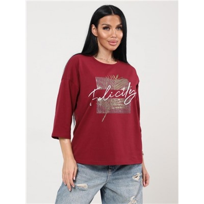 Футболка "Хоста" (Бордовый)