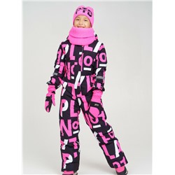 Комплект вязаный для девочки: шапка, снуд