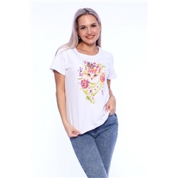 Футболка женская ФЖ062 (Белый)