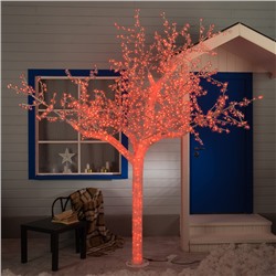 Светодиодное дерево «Акриловое» 3 м, 2304 LED, 220 В, свечение мульти (RGB)